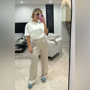 DISSH Eve Chalk Satin Pants